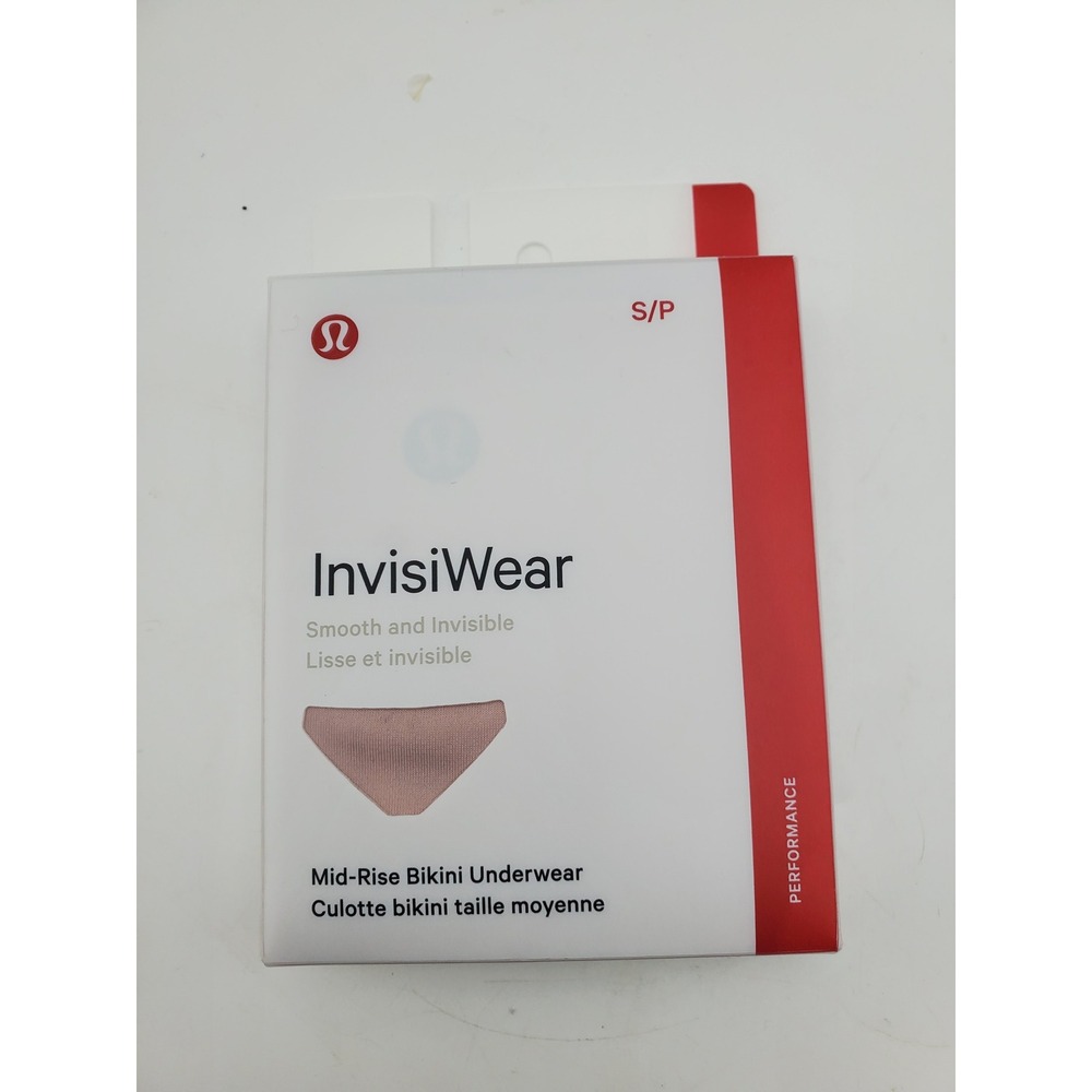 NWT Lululemon InvisiWear Mid-Rise Bikini Underwear - Size Small (S/P)